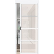 Дверь ПЭТ BRAVO Твигги-11.3 ДО White Silk