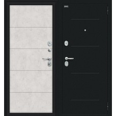 Дверь входная BRAVO Граффити-1  Букле черное / Look Art