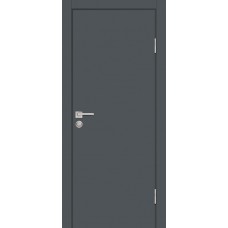 Дверь экошпон Profilo Porte P-1 ДГ Графит с ABS кромкой