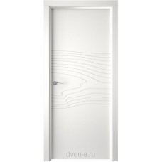 Дверь эмаль Двери-А  Гринвуд-2 ДГ  Белая эмаль