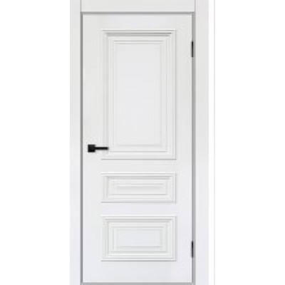 Дверь эмаль Комфорт Багет-3 ДГ эмаль белая