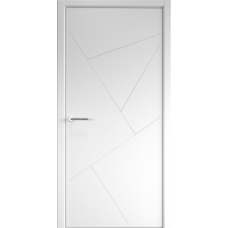 Дверь эмаль ALBERO Геометрия 2 ДГ Белый