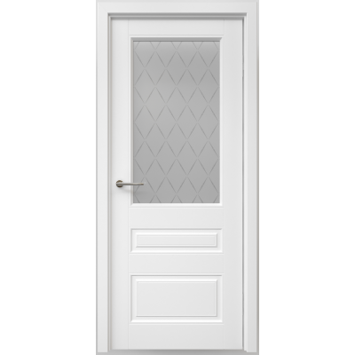 Дверь эмаль ALBERO Классика 3 ДО Белый