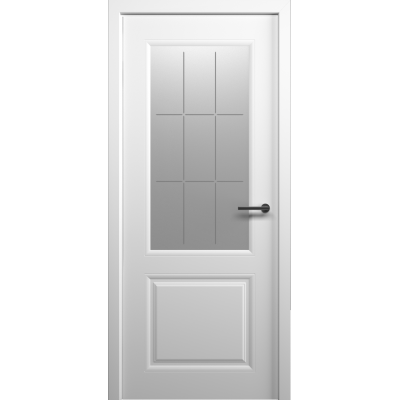 Дверь эмаль ALBERO Стиль 1 ДО Белый