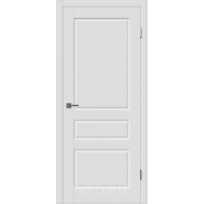 Дверь ВФД Зимняя коллекция Честер 15 ДГ эмаль белая