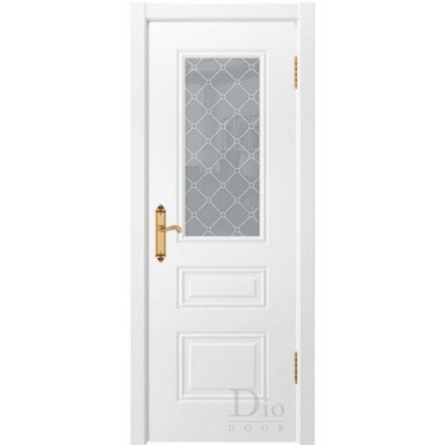 Дверь эмаль Dio Doors Контур-2 ДО Эмаль белая