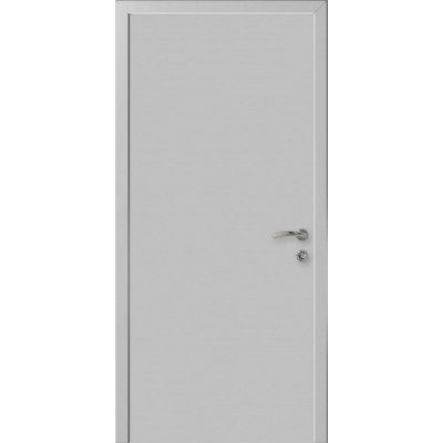 Дверь пластиковая Капель (Kapelli Classic) светло серый RAL 7035