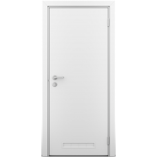 Дверь композитная Poseidon ДГ Белый с вентиляционной решеткой