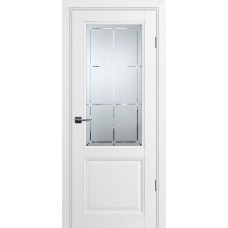 Дверь Profilo Porte PSU-37 ДО Белый со стеклом Сатинат