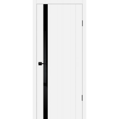 Дверь полипропилен Profilo Porte PSC-10 ДO Белый со стеклом лакобель
