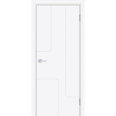Дверь эмаль Текона Smalta-Line 01 ДГ Белый RAL 9003