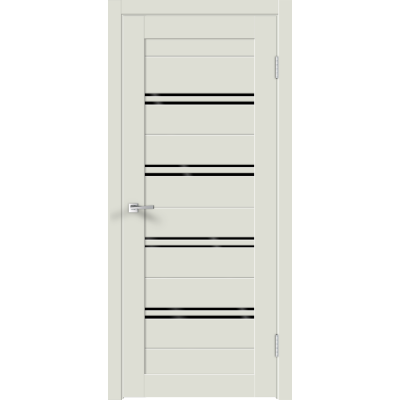 Дверь экошпон Velldoris XLINE 4 ДО(ч) светло-серый эмалит