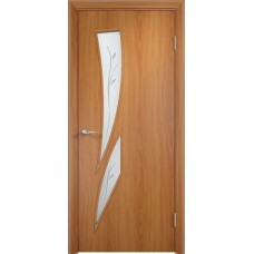 Дверь ламинированная Verda C-02 ДОФ Миланский орех