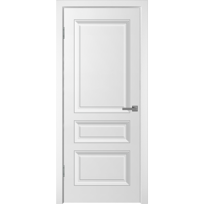 Дверь эмаль WanMark Уно-3 ДГ Эмаль белая