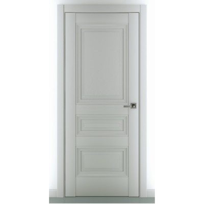 Дверь экошпон ZADOOR Ампир В2 ДГ Матовый серый