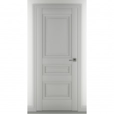 Дверь экошпон ZADOOR Ампир В3 ДГ Матовый серый