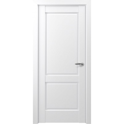 Дверь экошпон ZADOOR Classic S Венеция ДГ Матовый белый