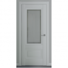 Дверь ZADOOR Турин В2 ДО Матовый серый