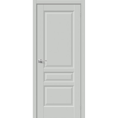 Дверь эмалит BRAVO Неоклассик-34 ДГ Grey Matt