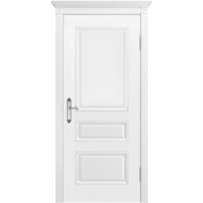 Дверь эмаль BP-DOORS Трио В1 ДГ Эмаль белая