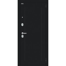 Дверь входная BRAVO Флэш 119.Б15 Букле черное / Bianco Veralinga