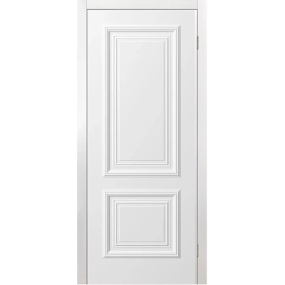 Дверь эмаль WanMark Симпл-6 ДГ Эмаль белая
