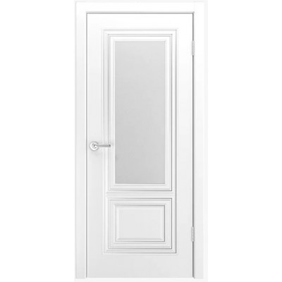 Дверь BP-DOORS Фави В0 ДО Эмаль белая с патиной серебро