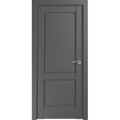 Дверь экошпон ZADOOR Classic S Венеция ДГ Матовый серый