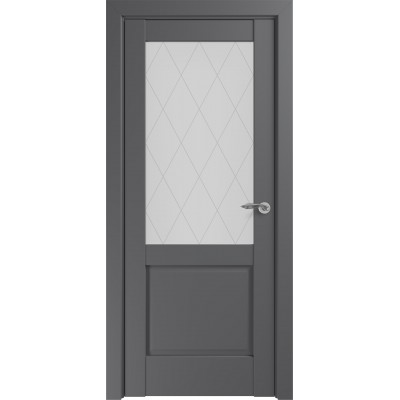 Дверь экошпон ZADOOR Classic S Венеция ДО Матовый серый